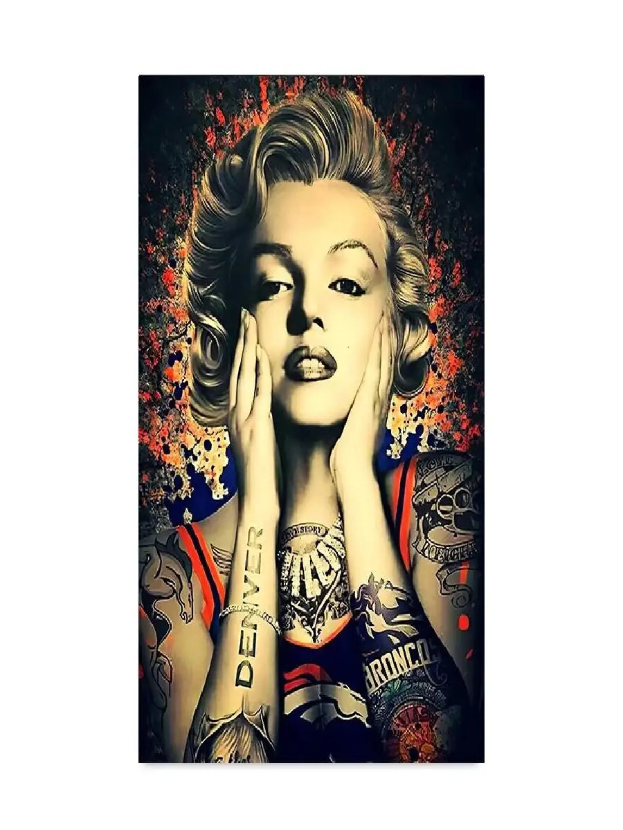 Elegant Marilyn Monroe Canvas Wall Art Classic Movie Star Portraits for Living Room Decor Sexy Iconic Posters Prints Home Deco