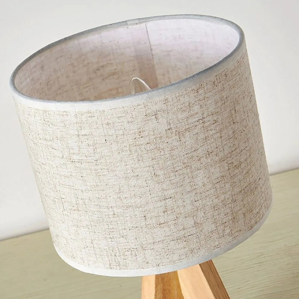 Nordic Table Lamp Modern Art Desk Lamp Home Decor Fixture Fabric Bedside Lamp With Switch Interior Read Light For Bedroom Study