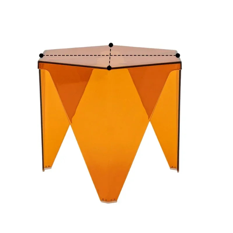Acrylic Transparent Coffee Table Living Room Sofa Table Web Celebrity Bedroom Table Indoor Style Furniture Stylish Clear